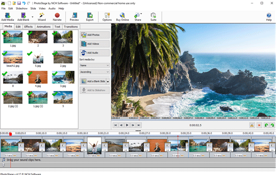 PhotoStage Photo Slideshow Software Free