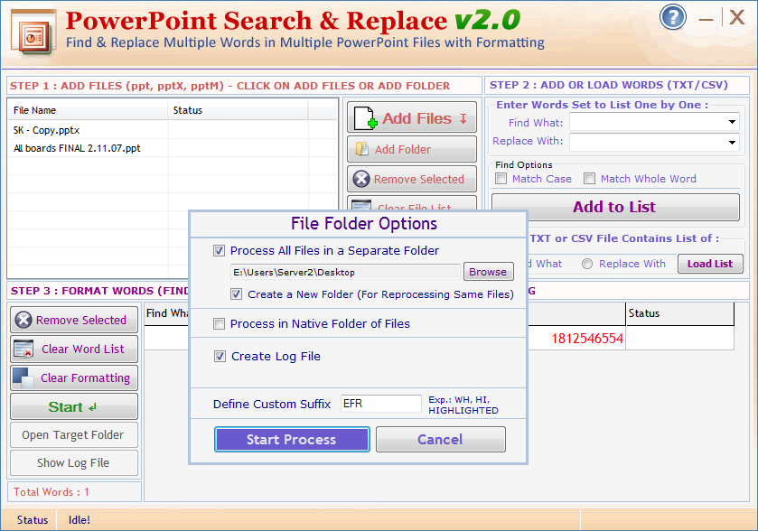 PowerPoint Search & Replace