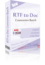 RTF TO DOC Converter Batch