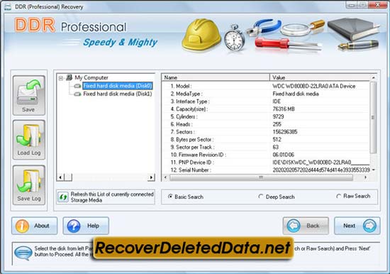 Recover Deleted Data