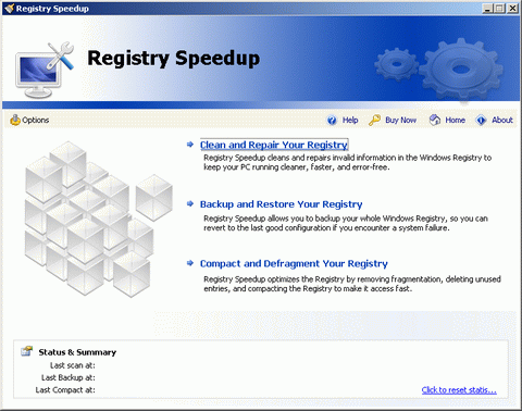 Registry Speedup