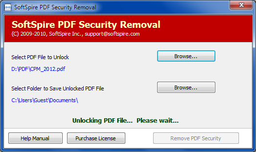 Remove Adode PDF Security