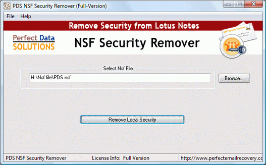 Remove NSF Security