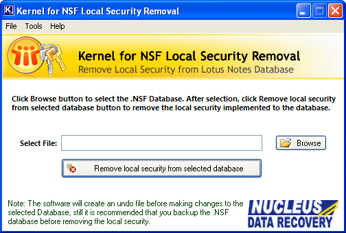 Remove Notes Local Security
