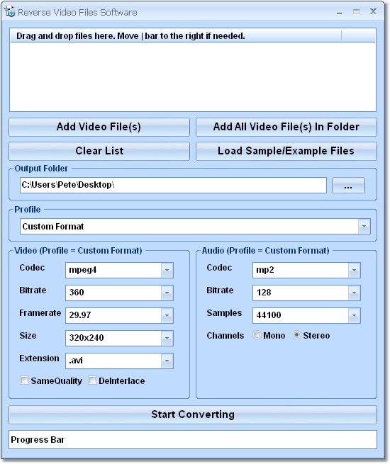 Reverse Video Files Software