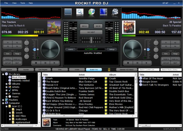 Rockit Pro DJ Screenshot.