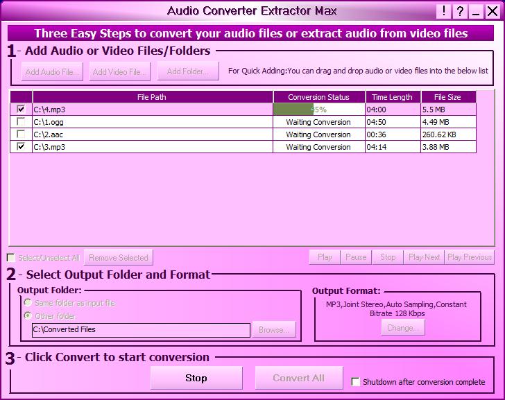SD Audio Converter Extractor Max