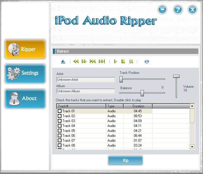 SM iPod Audio Ripper