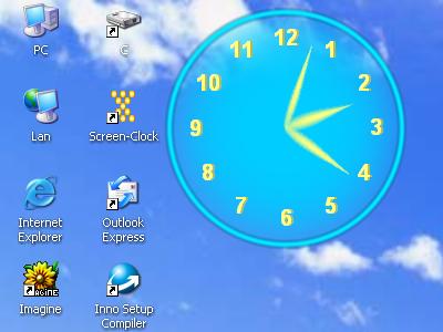 Screen Clock