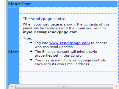 Send2Page Control