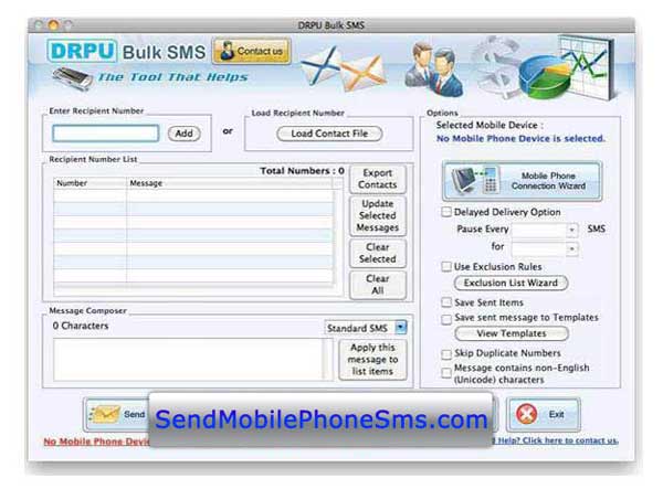 Send Mobile Phone SMS
