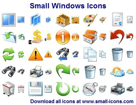 Small Windows Icons