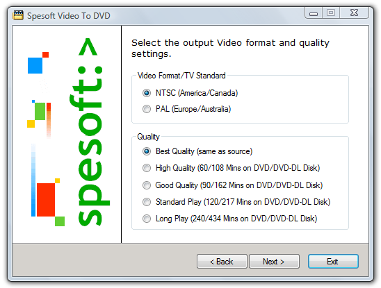 Spesoft Free Video To DVD Converter