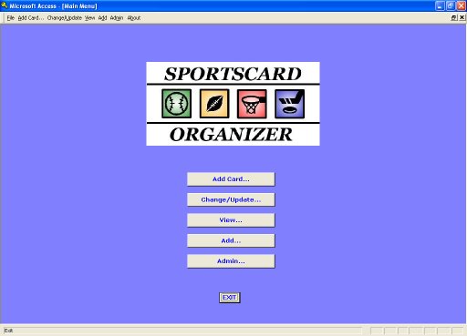 Sportscard Organizer