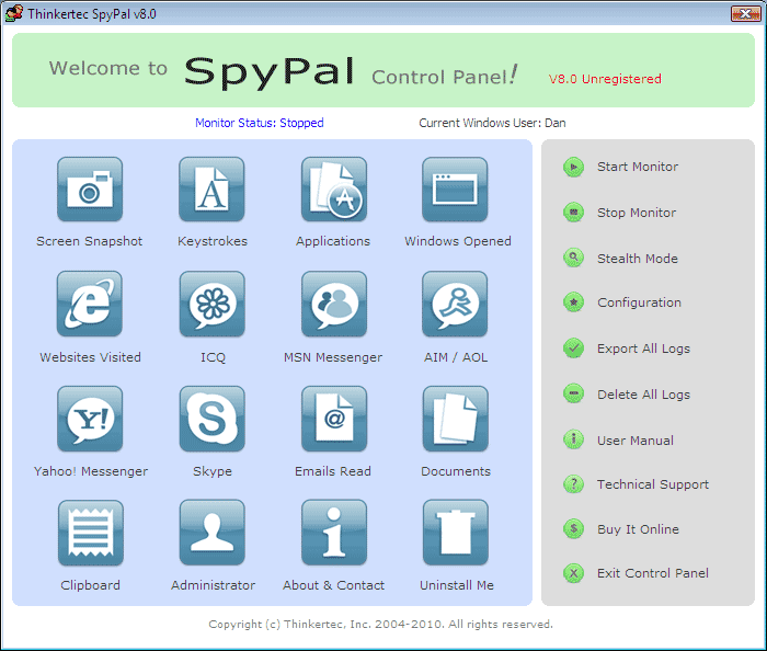 SpyPal Remote Spy 2010