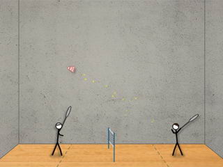 Stick Badminton