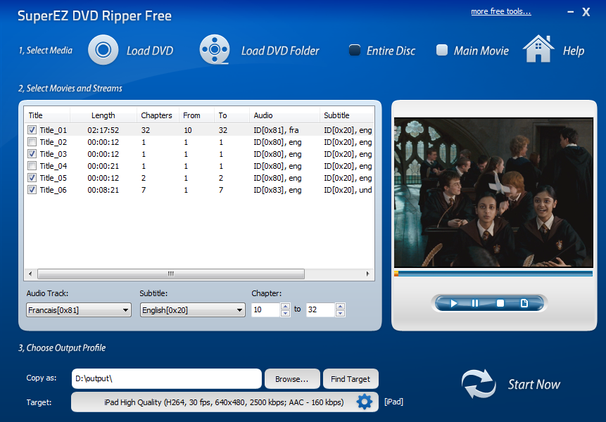 SuperEZ DVD Ripper Free