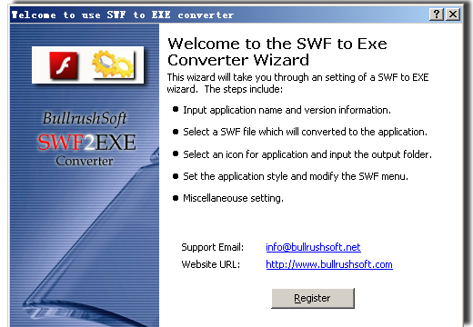 Swf2exe Converter