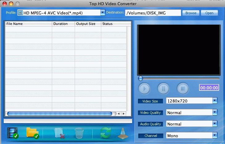 TOP HD Video Converter for Mac