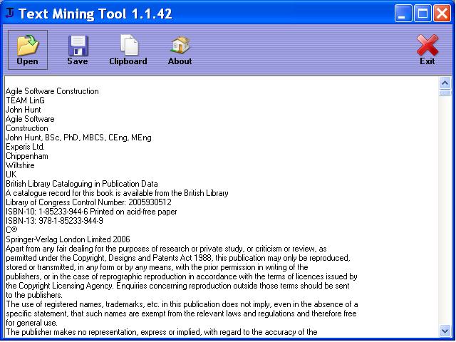 Text Mining Tool