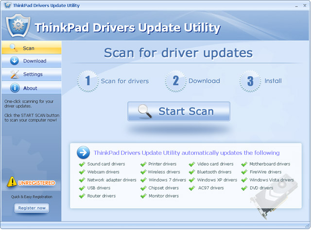 ThinkPad Drivers Update Utility For Windows 7