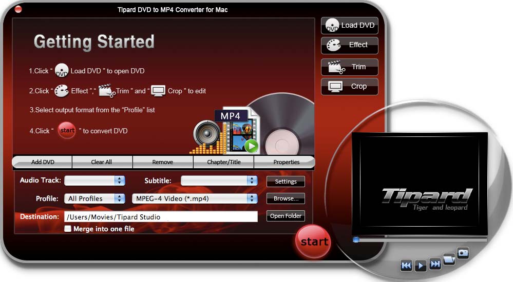 Tipard DVD to MP4 Converter for Mac