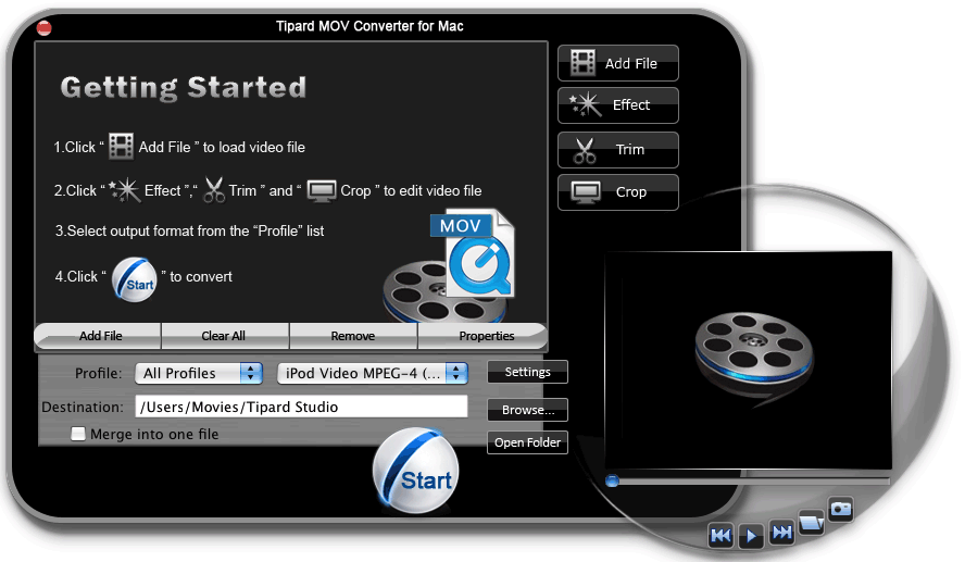 Tipard MOV Converter for Mac