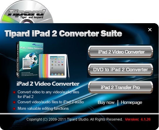 Tipard iPad 2 Converter Suite