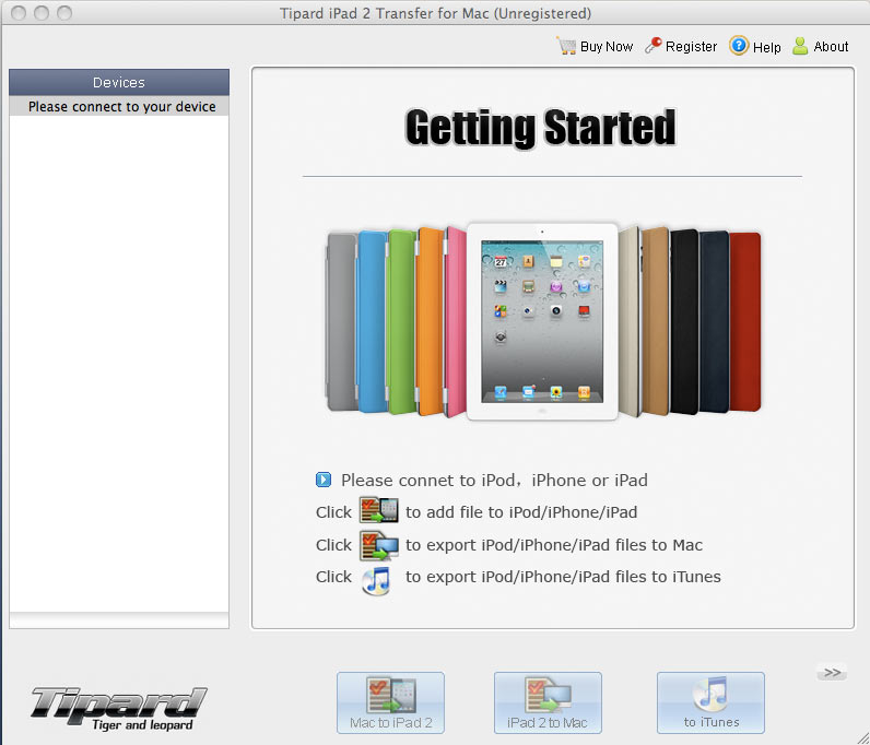 Tipard iPad 2 Transfer for Mac