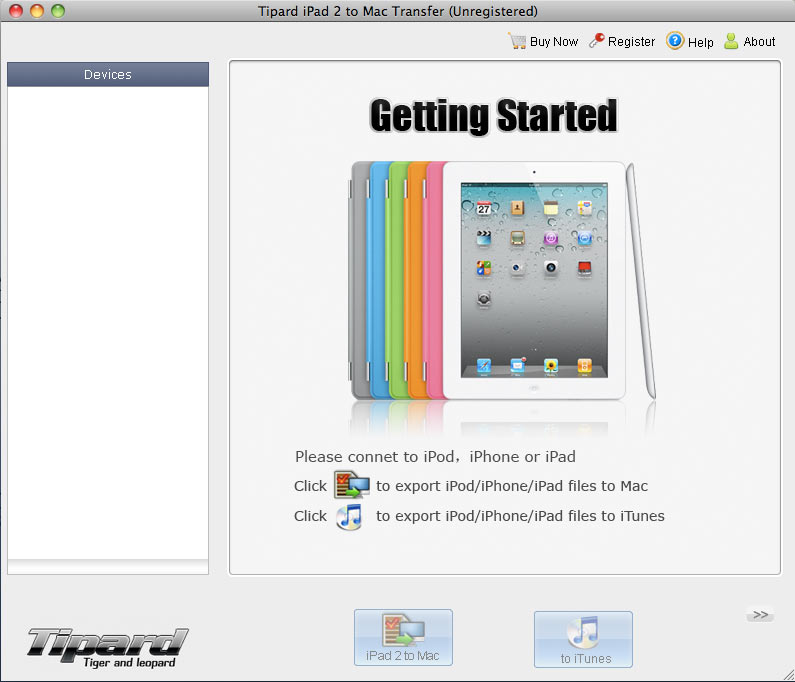 Tipard iPad 2 to Mac Transfer