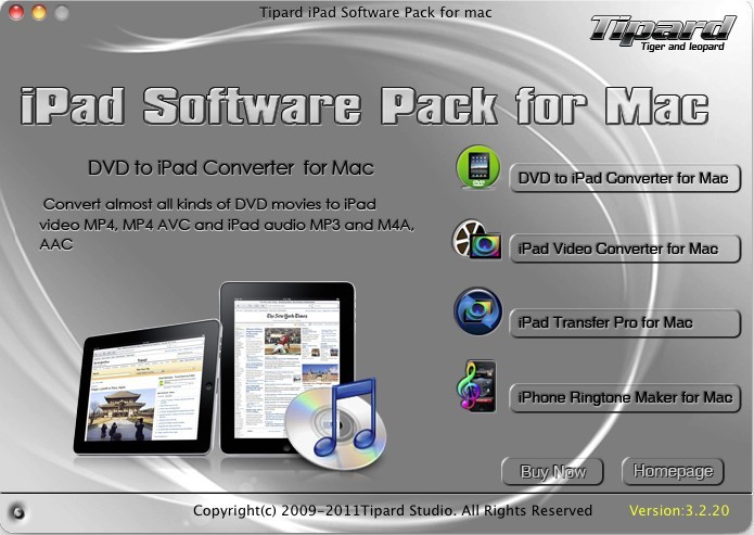 Tipard iPad Software Pack for Mac