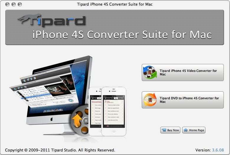 Tipard iPhone 4S Converter Suite for Mac