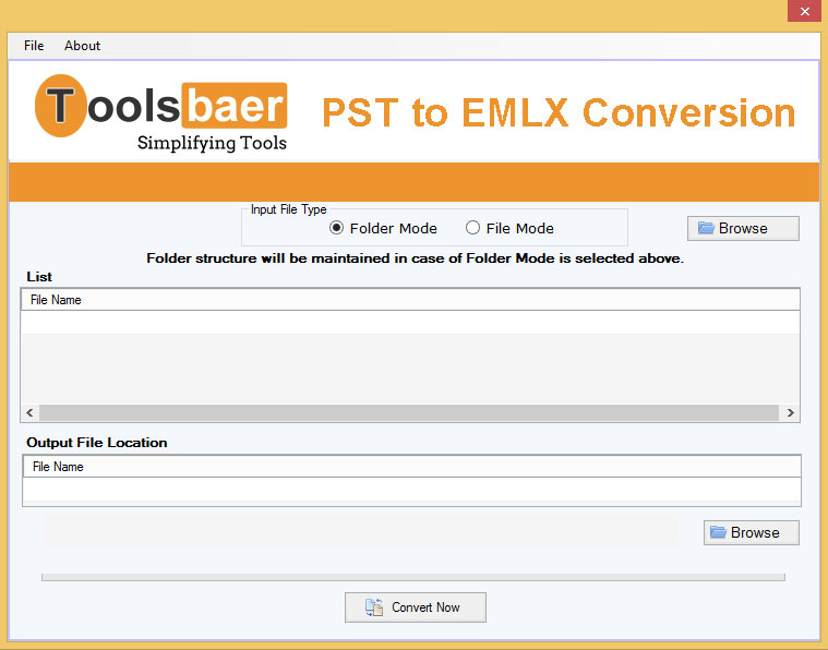 ToolsBaer PST to EMLX Conversion