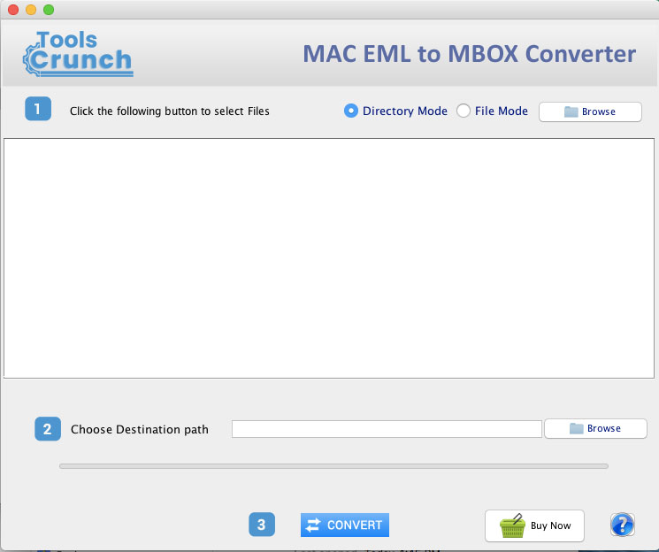 ToolsCrunch Mac EML to MBOX Converter