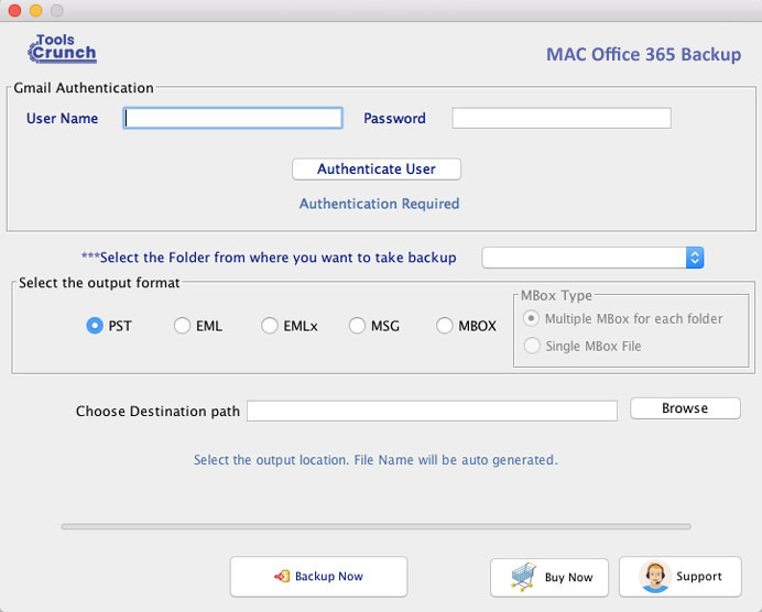 ToolsCrunch Mac Office 365 Backup