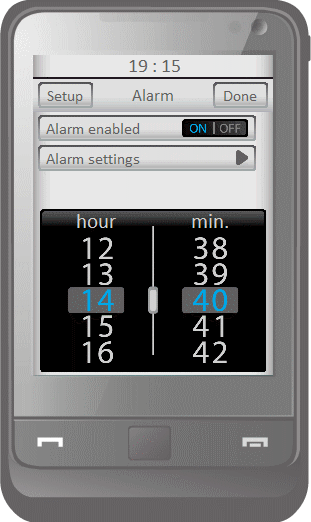Touch Alarm Free