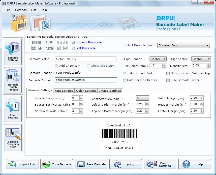 Trade Label Software