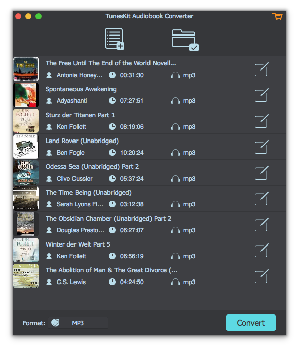 TunesKit Audiobook Converter for Mac