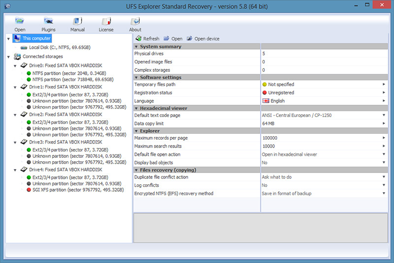 UFS Explorer Standard Recovery (Windows)