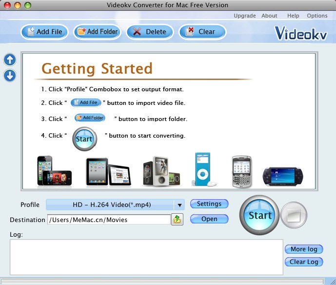Videokv Converter for Mac
