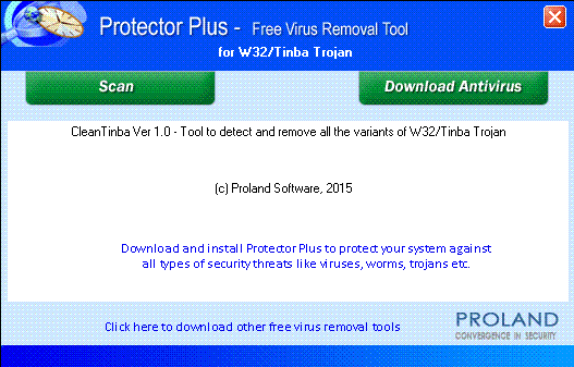W32/Tinba Free Trojan Removal Tool