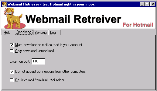 Webmail Retriever for Hotmail