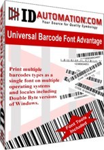 Universal Barcode Font
