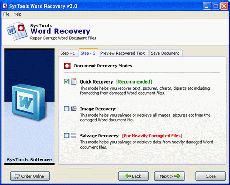 Word 2003 Text to 2007 Conversion