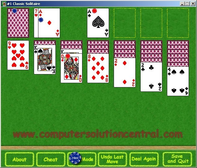 classic solitaire game