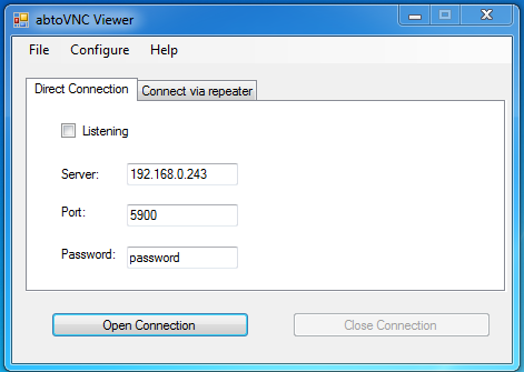 abtoVNC Remote Screen Viewer SDK