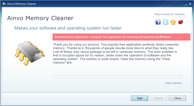 Ainvo Memory Cleaner