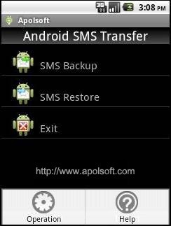 Apolsoft Android SMS Transfer for Mac