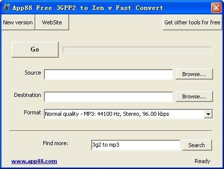 App88 Free 3GPP2 to Zen v Fast Convert