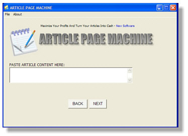 Article Page Maker
